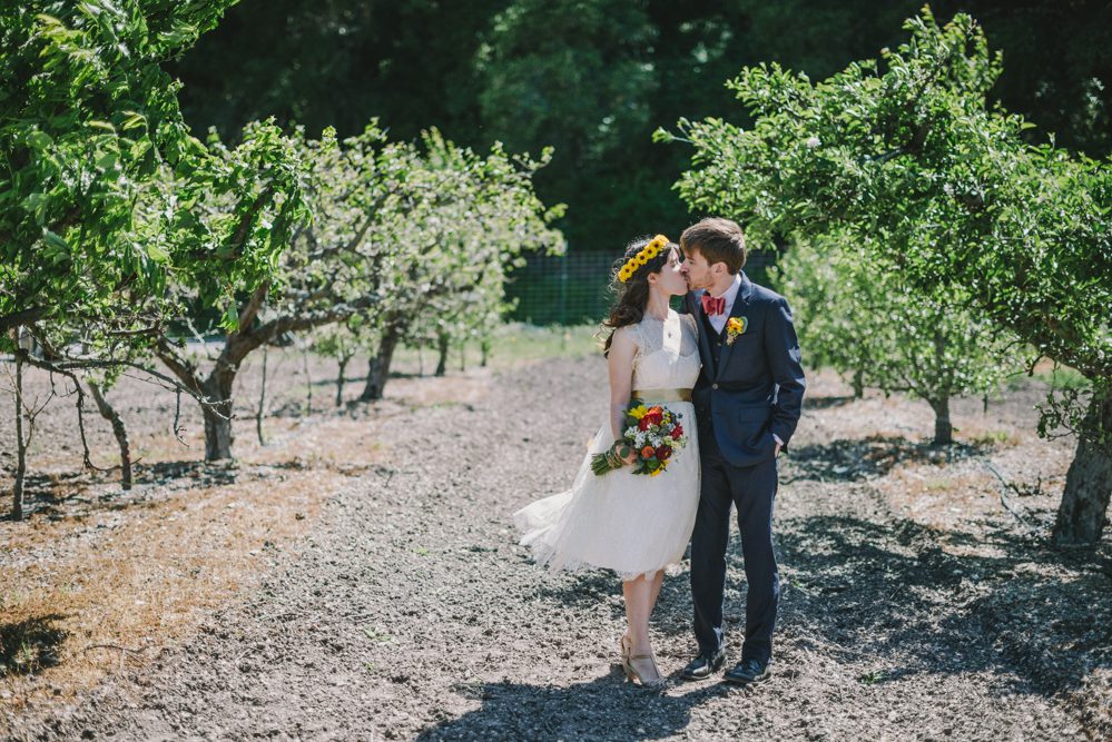 bride and groom at see canyon fruit ranch