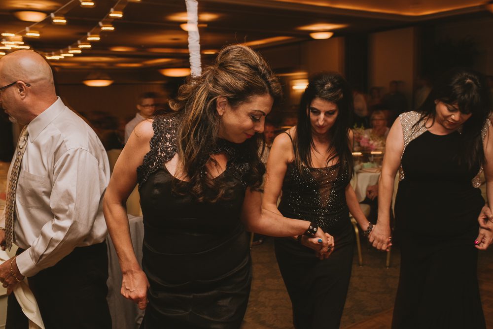 Guests Dancing At Wedding Reception