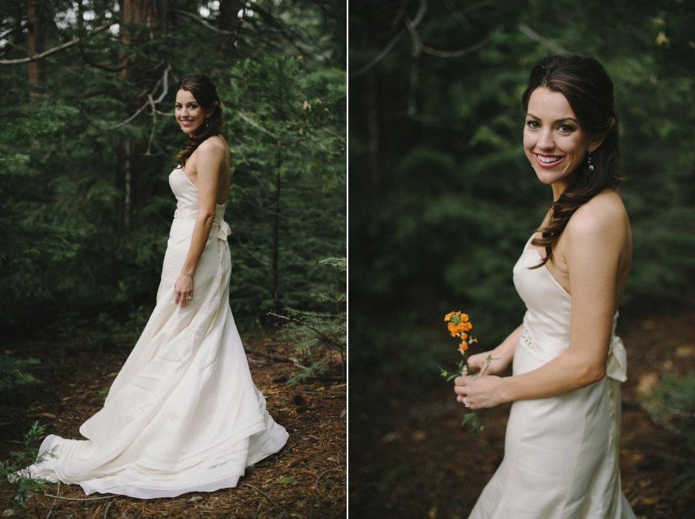 bride in the forest 