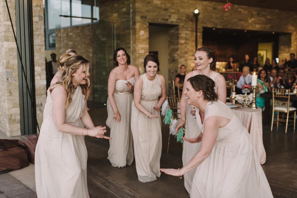 Bridesmaids Dancing