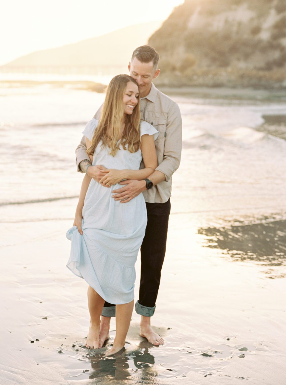 Avila Beach Engagement with Film Wedding Photographer, Tina Loveridge