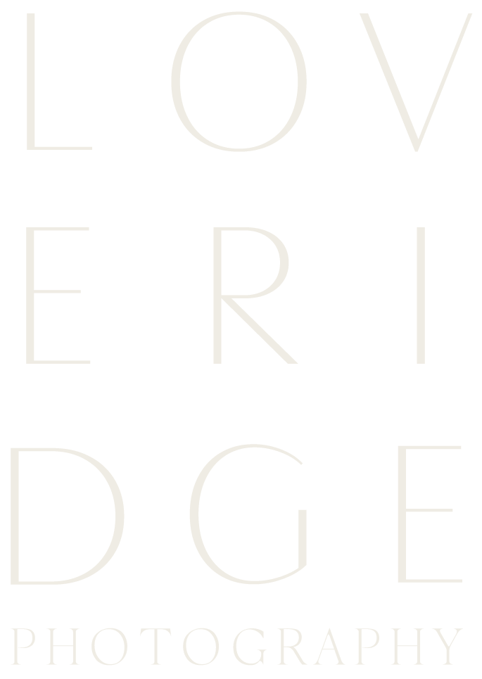 San Luis Obispo Wedding Photographer Loveridge Photography Logo Block